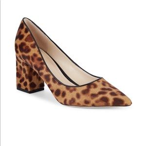 🆕Marc Fisher leopard print calf hair pumps